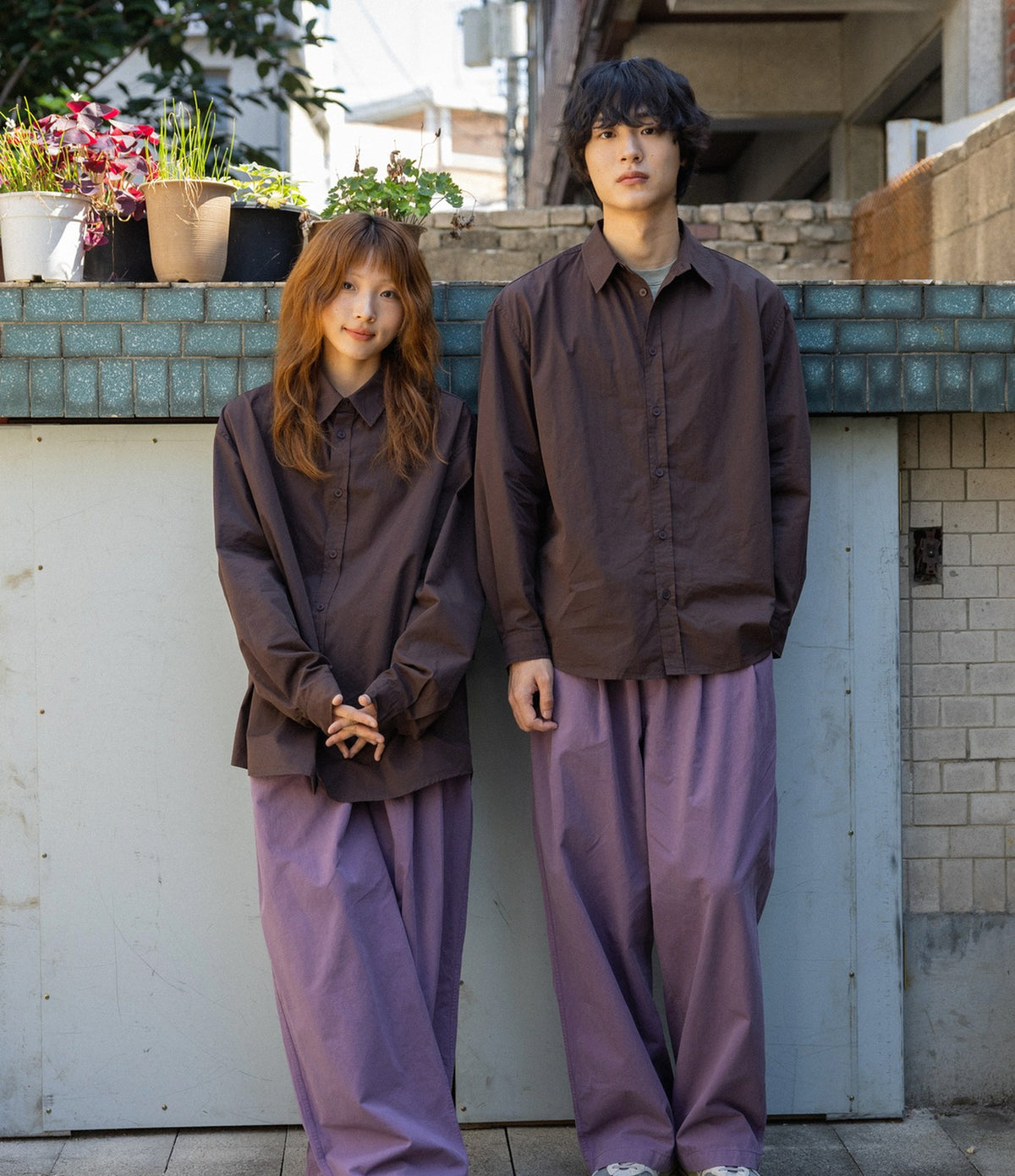 Kappy Standard Cotton Shirt Marrón