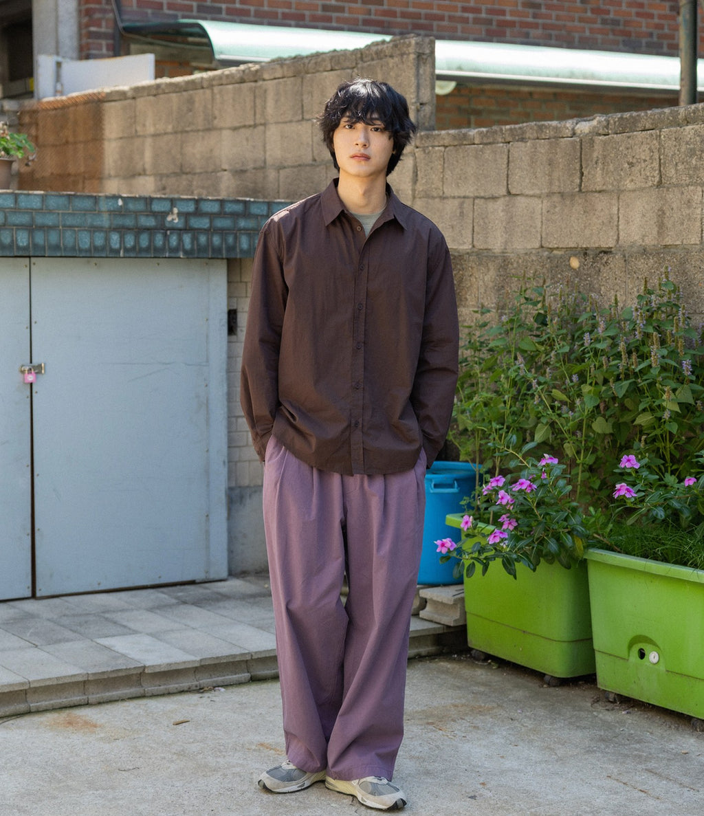 Kappy Standard Cotton Shirt Marrón