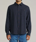 Katin Derek Flannel Washed Blue Plaid