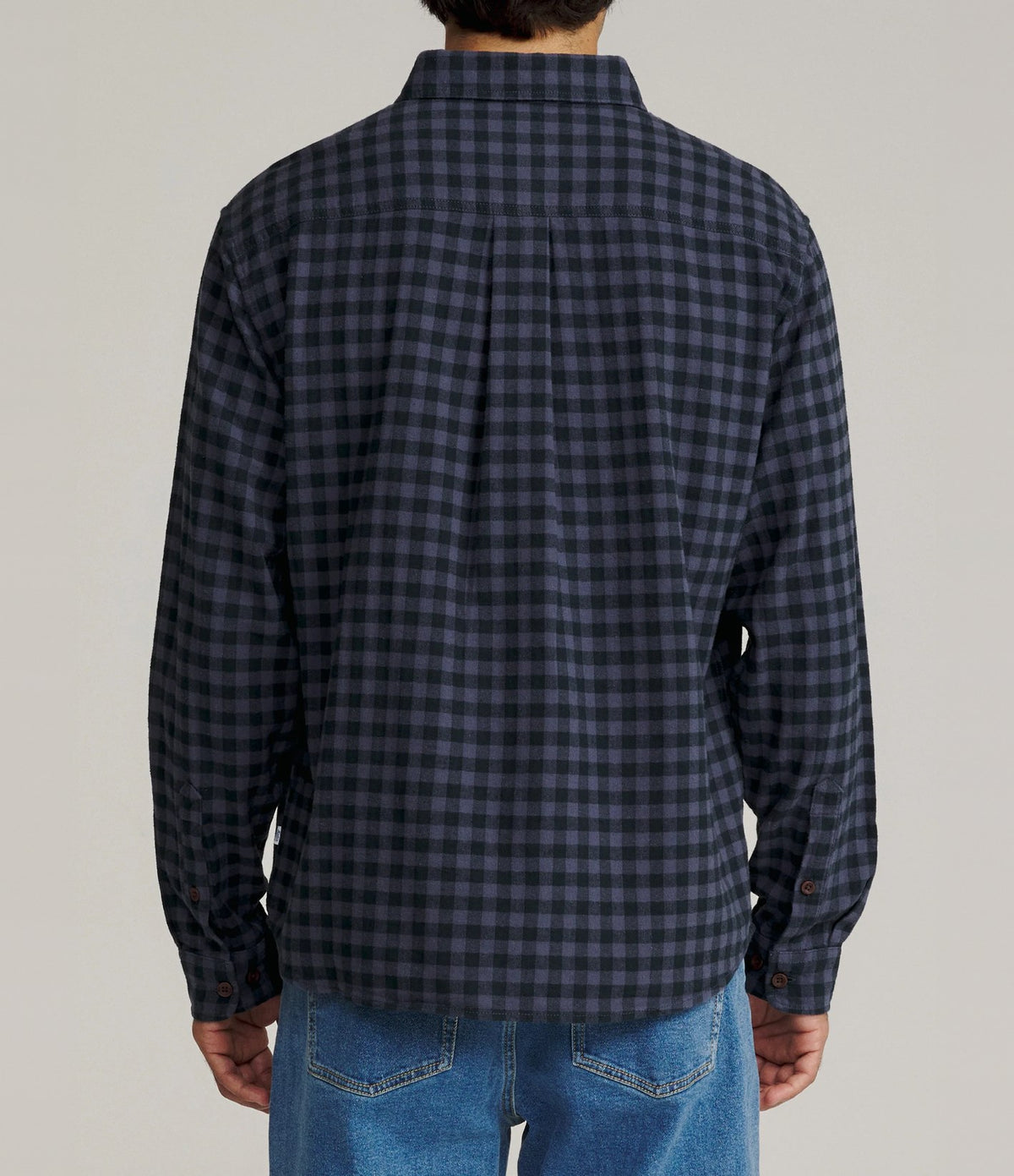 Katin Derek Flannel Washed Blue Plaid