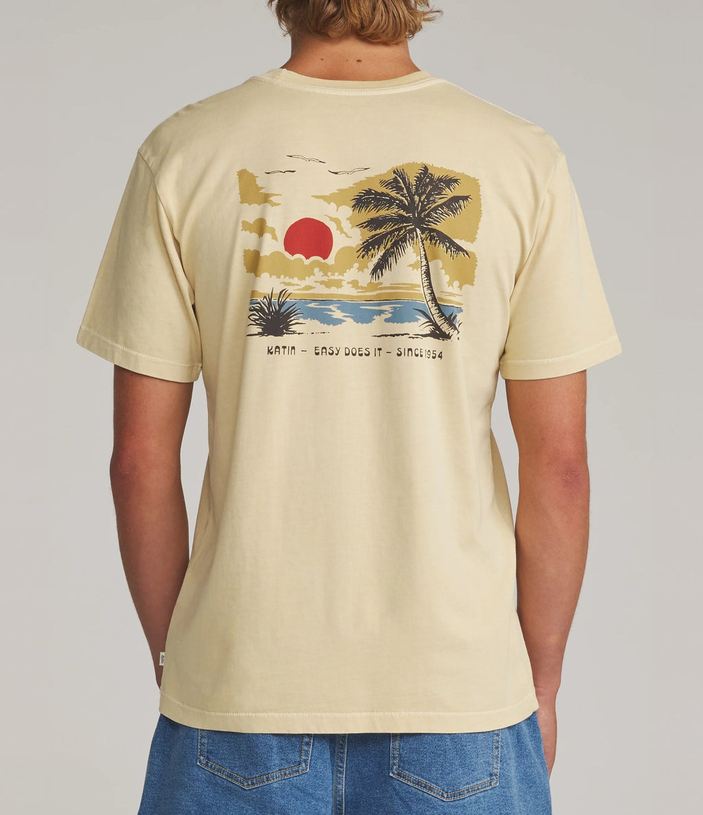 Katin Bien Tee Dusty Yellow Vintage Wash