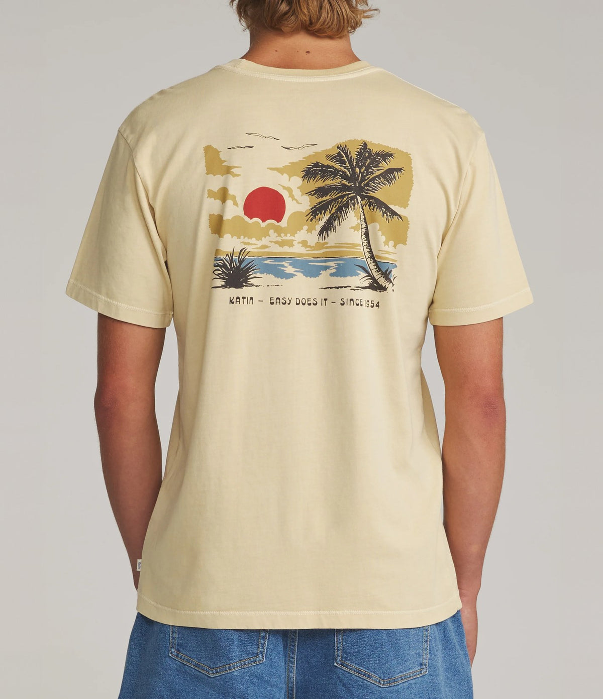Katin Bien Tee Dusty Yellow Vintage Wash