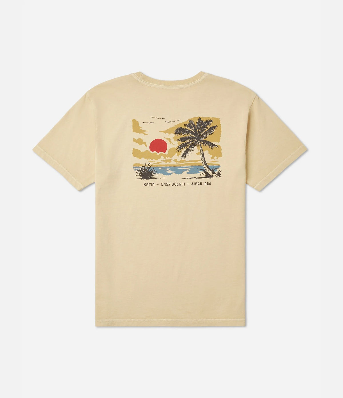 Katin Bien Tee Dusty Yellow Vintage Wash