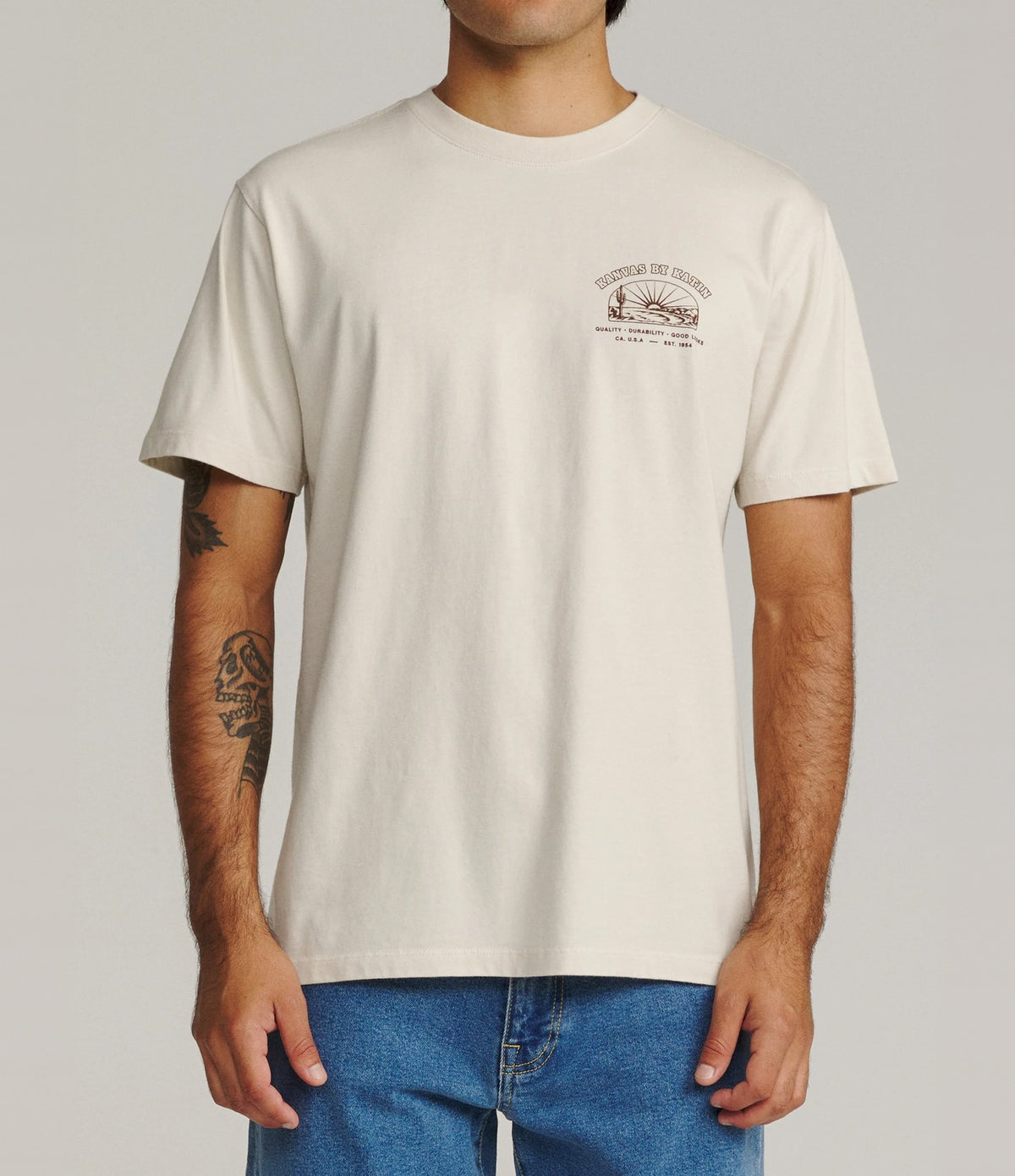 Katin Clint Tee Vintage White