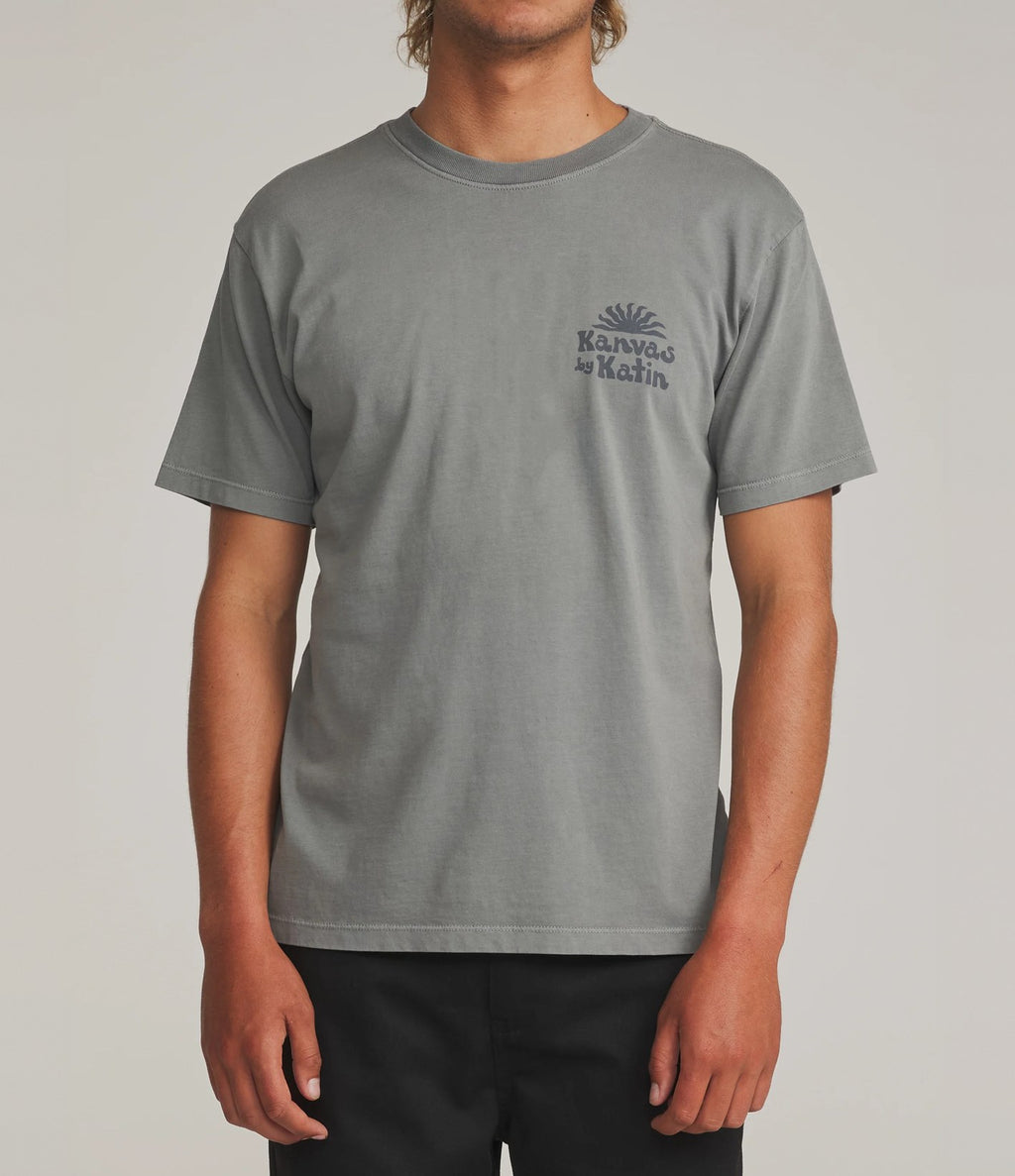Katin Topanga Tee Graphite Vintage Wash