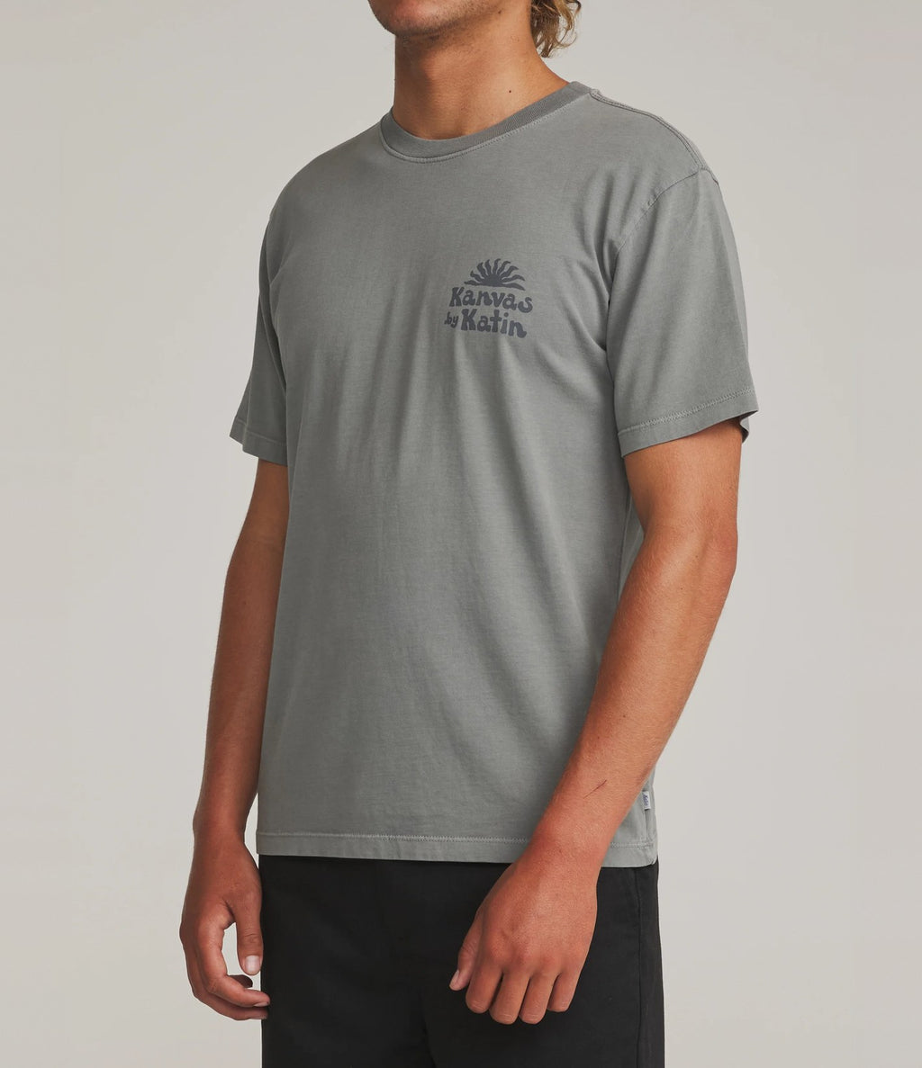 Katin Topanga Tee Graphite Vintage Wash