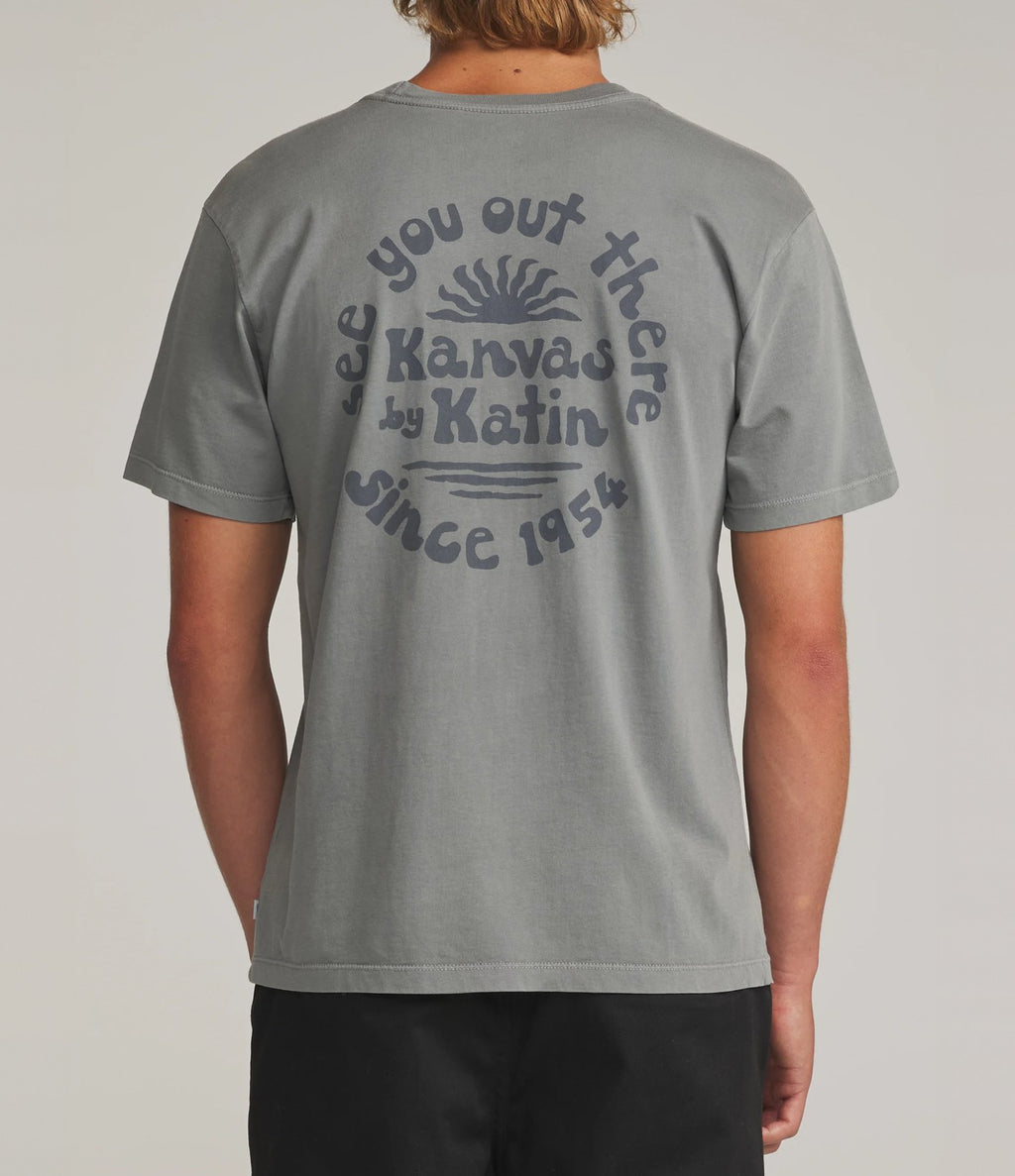 Katin Topanga Tee Graphite Vintage Wash