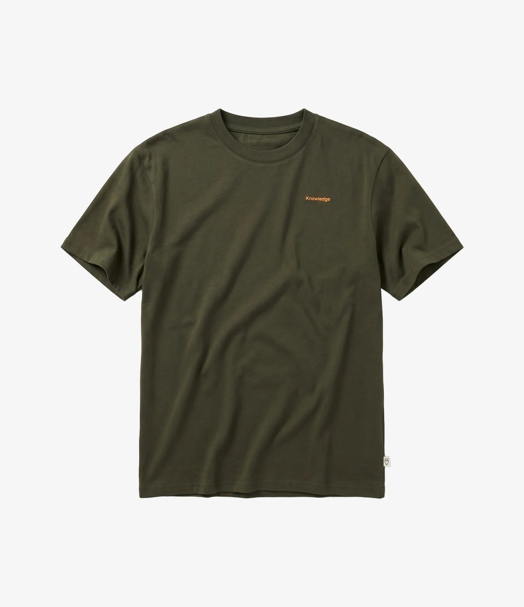 Knowledge Back Print T-shirt Forest Night