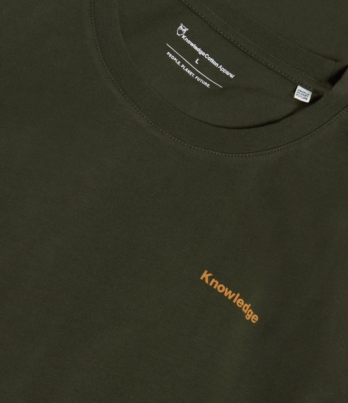 Knowledge Back Print T-shirt Forest Night