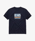 Knowledge Front Print T-shirt Night Sky