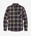 Knowledge Dune Flannel Shirt Blue Check