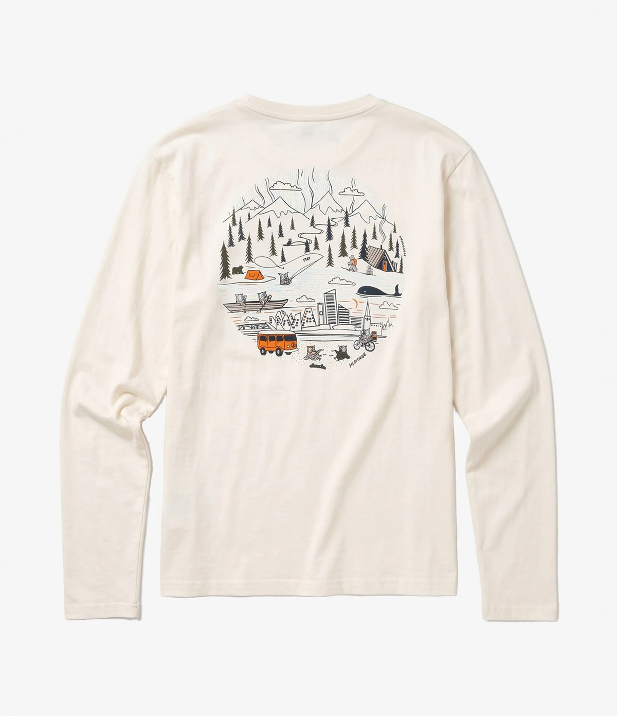 Knowledge Badge Long Sleeve Egret
