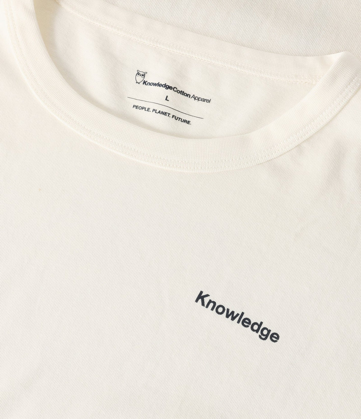 Knowledge Badge Long Sleeve Egret