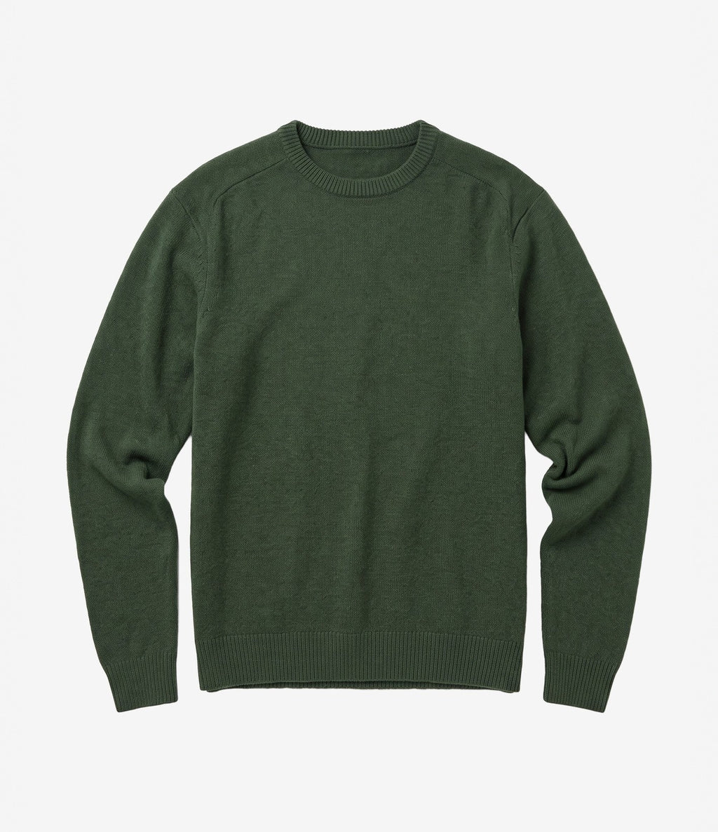 Knowledge Basic O-neck Knit Forest Night
