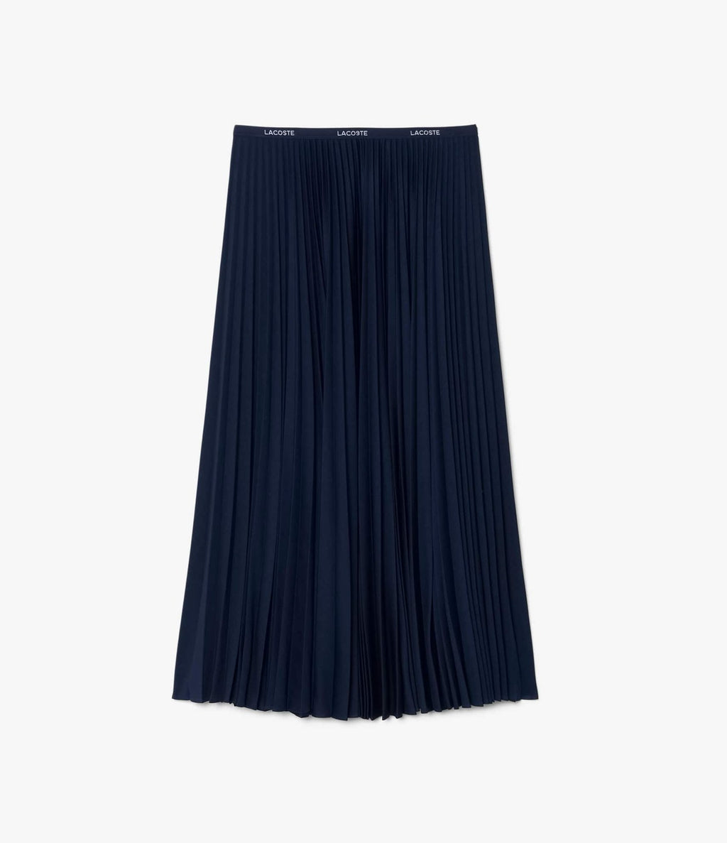 Lacoste Falda Plisada Marine
