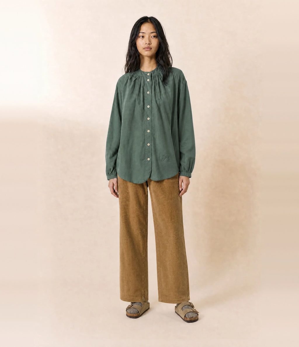 Leon & Harper Cirus Plain Green