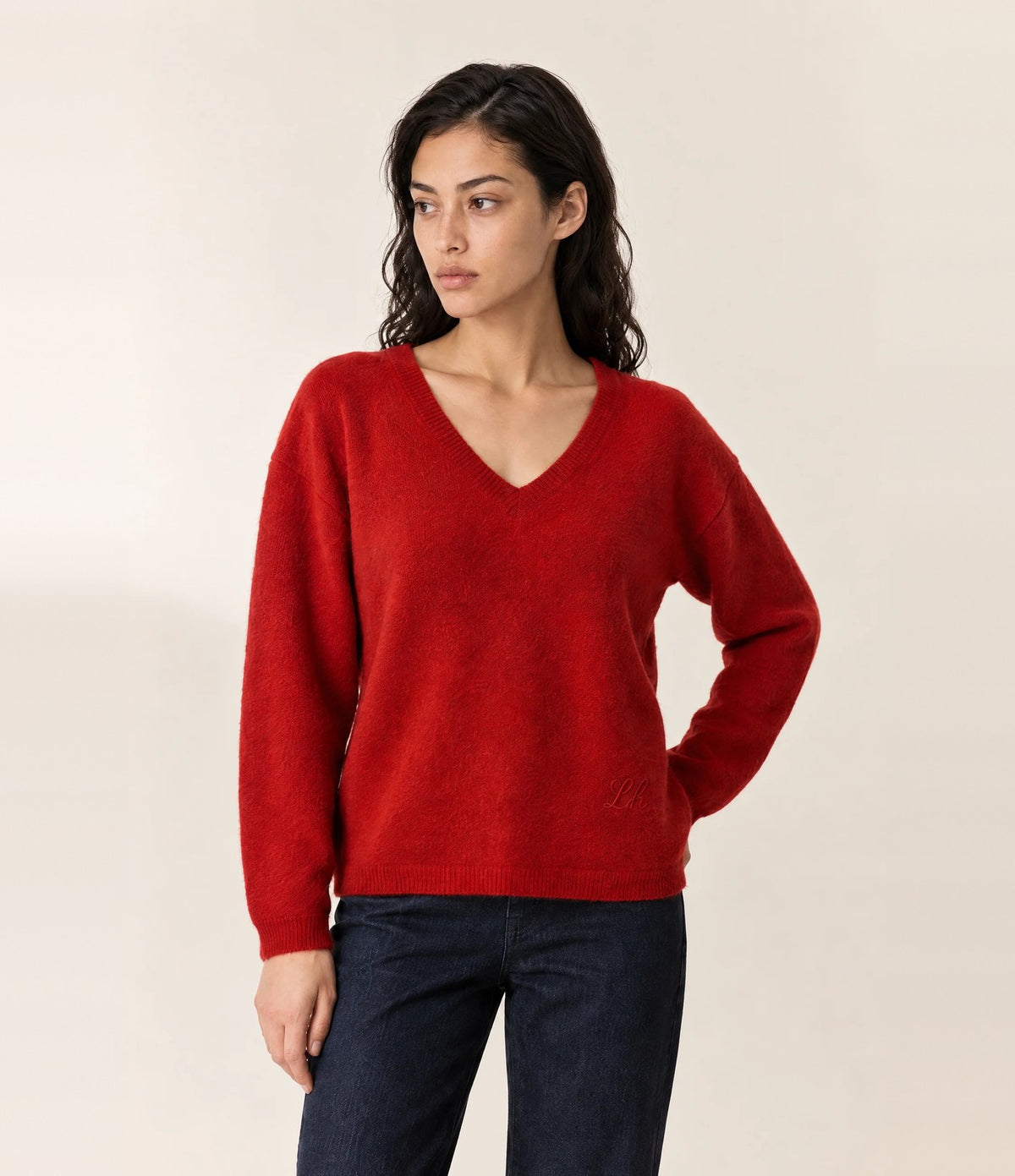 Leon & Harper Mercy Plain Red