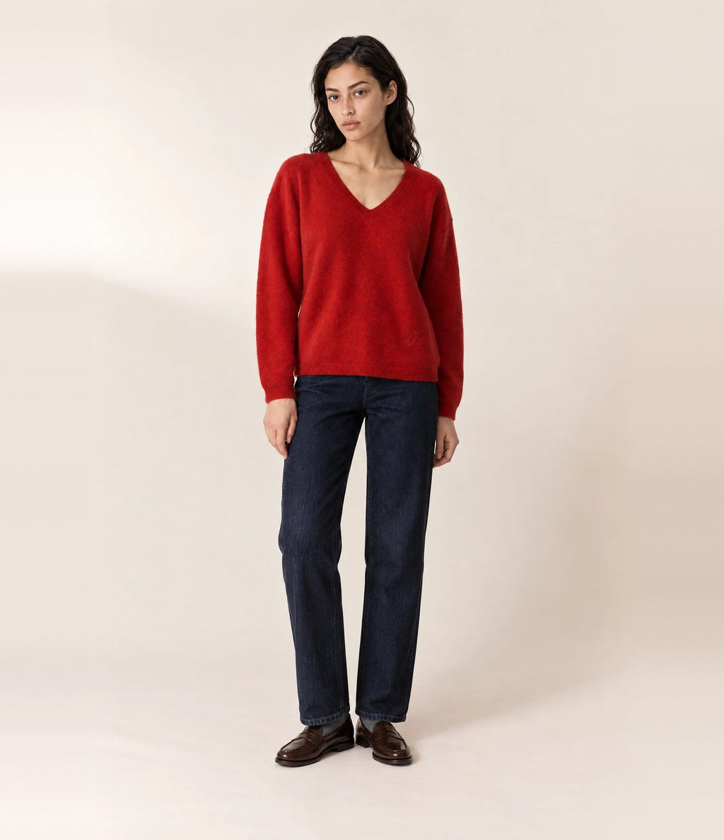 Leon & Harper Mercy Plain Red