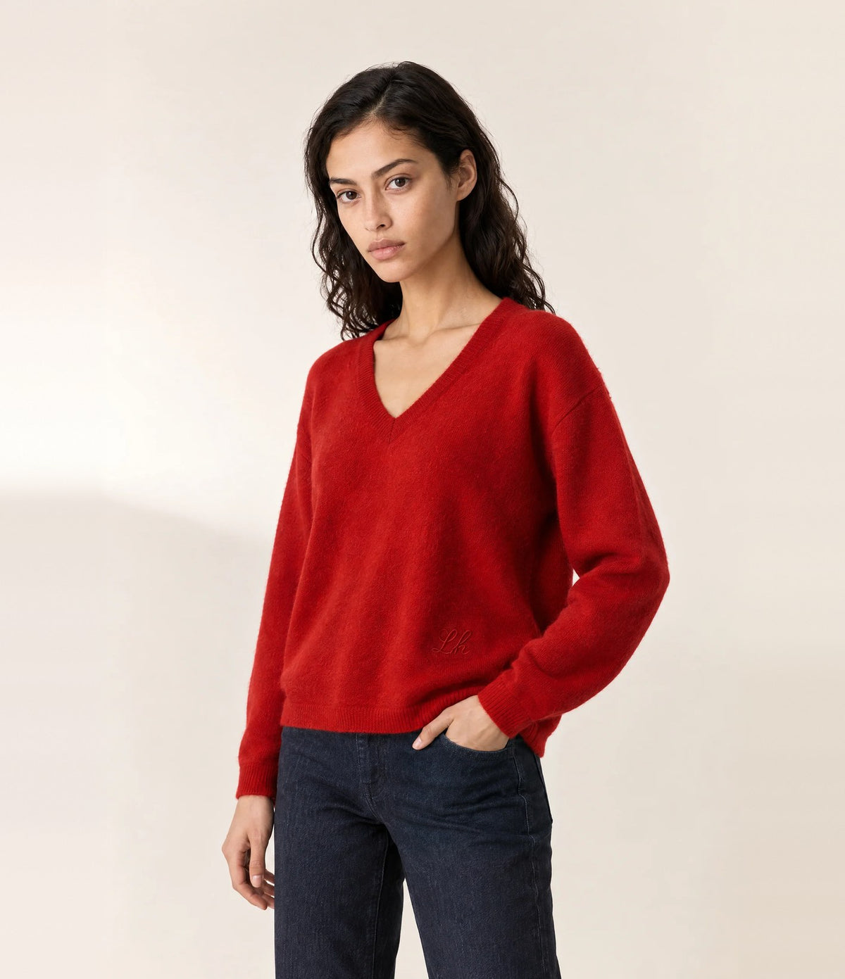Leon & Harper Mercy Plain Red