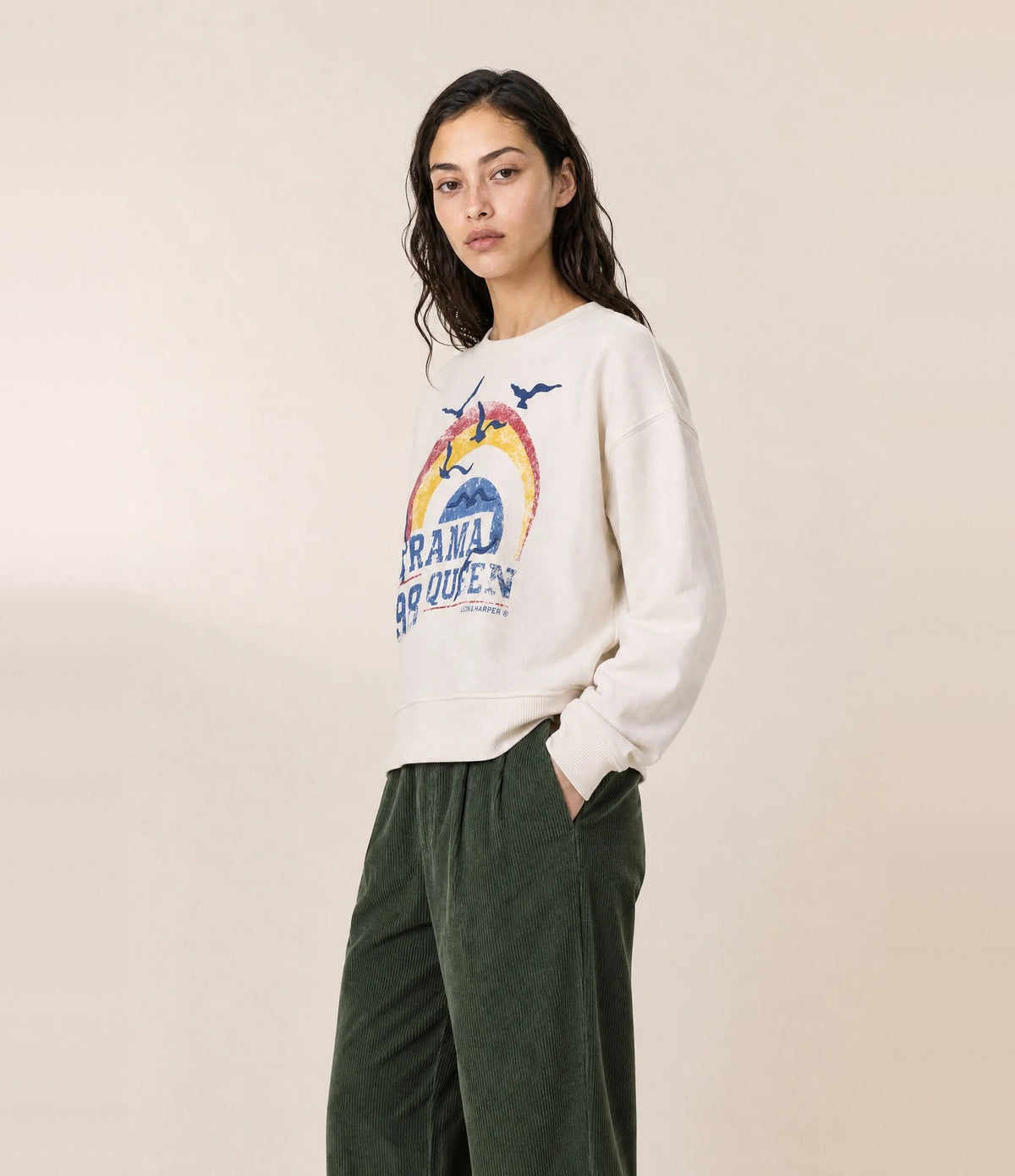 Leon & Harper Sorbet Queen Off White