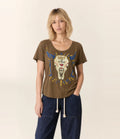 Leon & Harper Tizia Cow Brown
