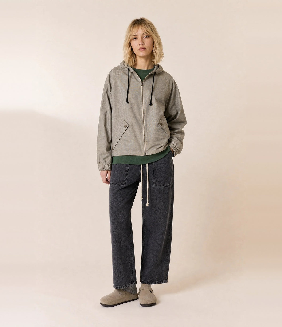 Leon & Harper Vogel Check Beige