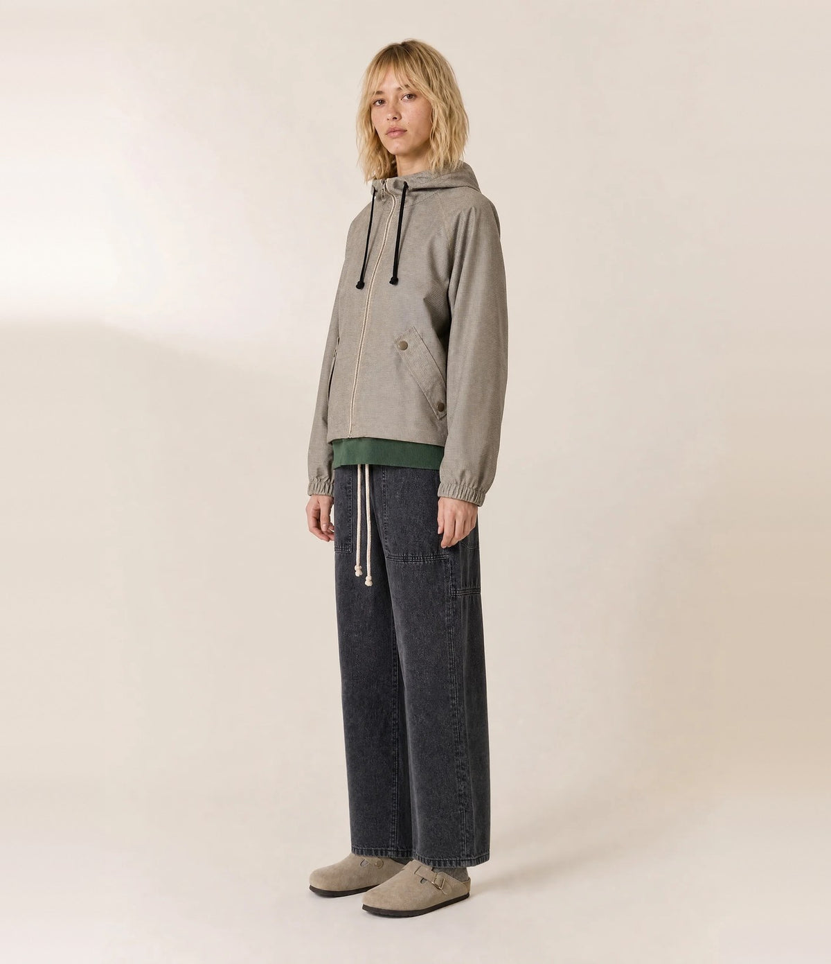 Leon & Harper Vogel Check Beige