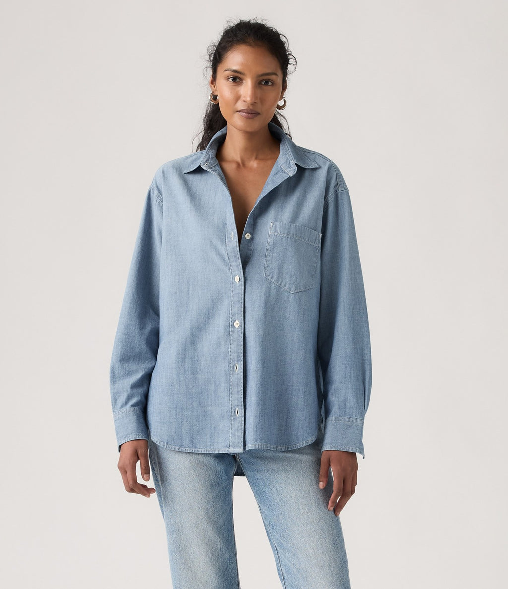 Levi's Harlie Boyfriend Shirt Azul Claro - vista 1