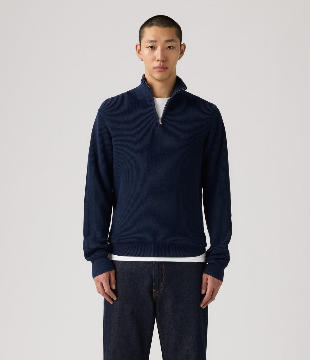 Levi's Lightweight HM Quarter Zip Blue