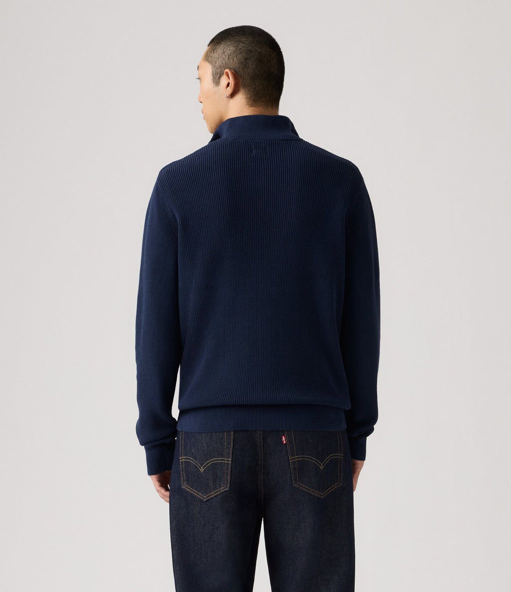 Levi's Lightweight HM Quarter Zip Blue