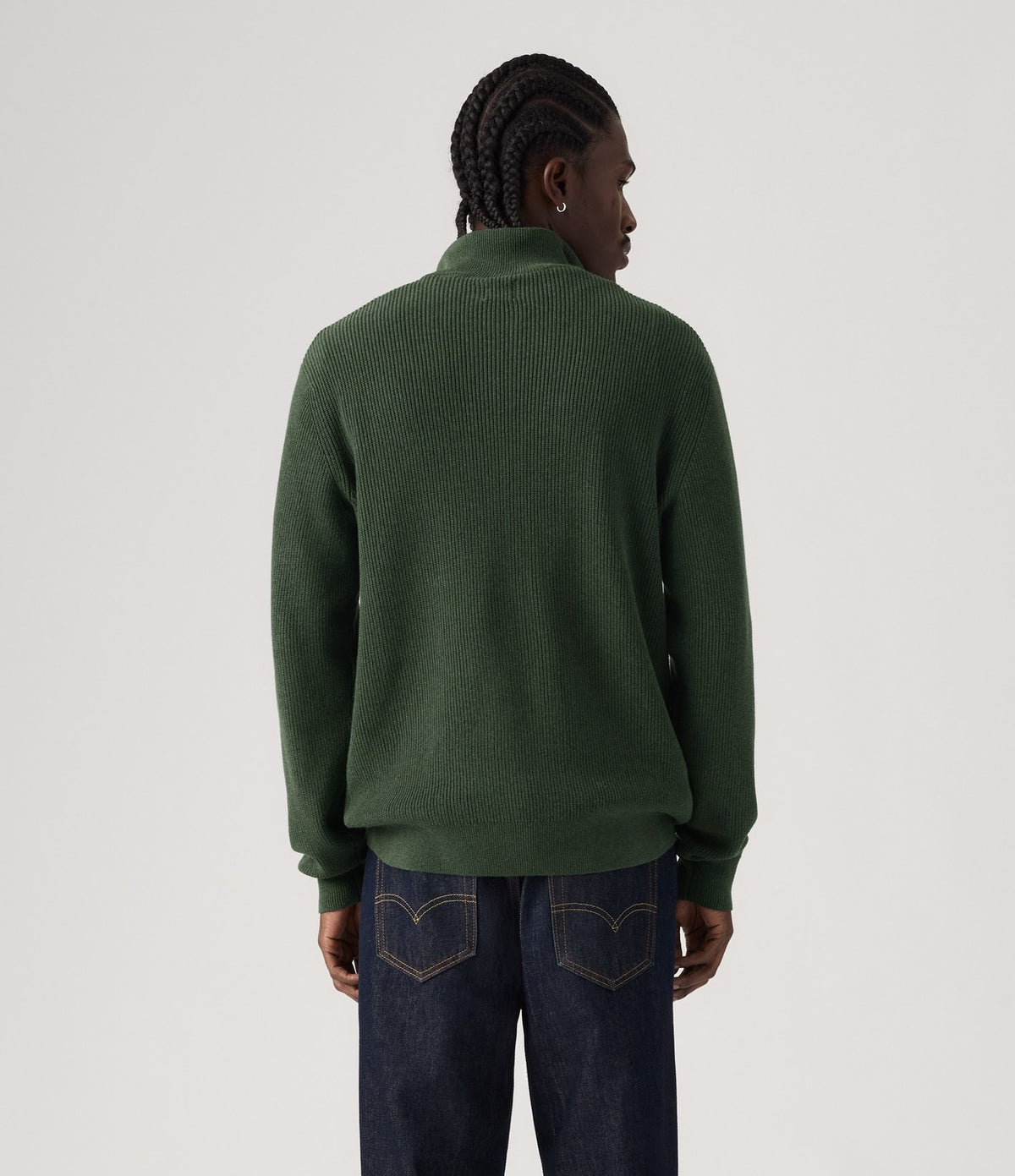 Levi's Lightweight HM Quarter Zip Green