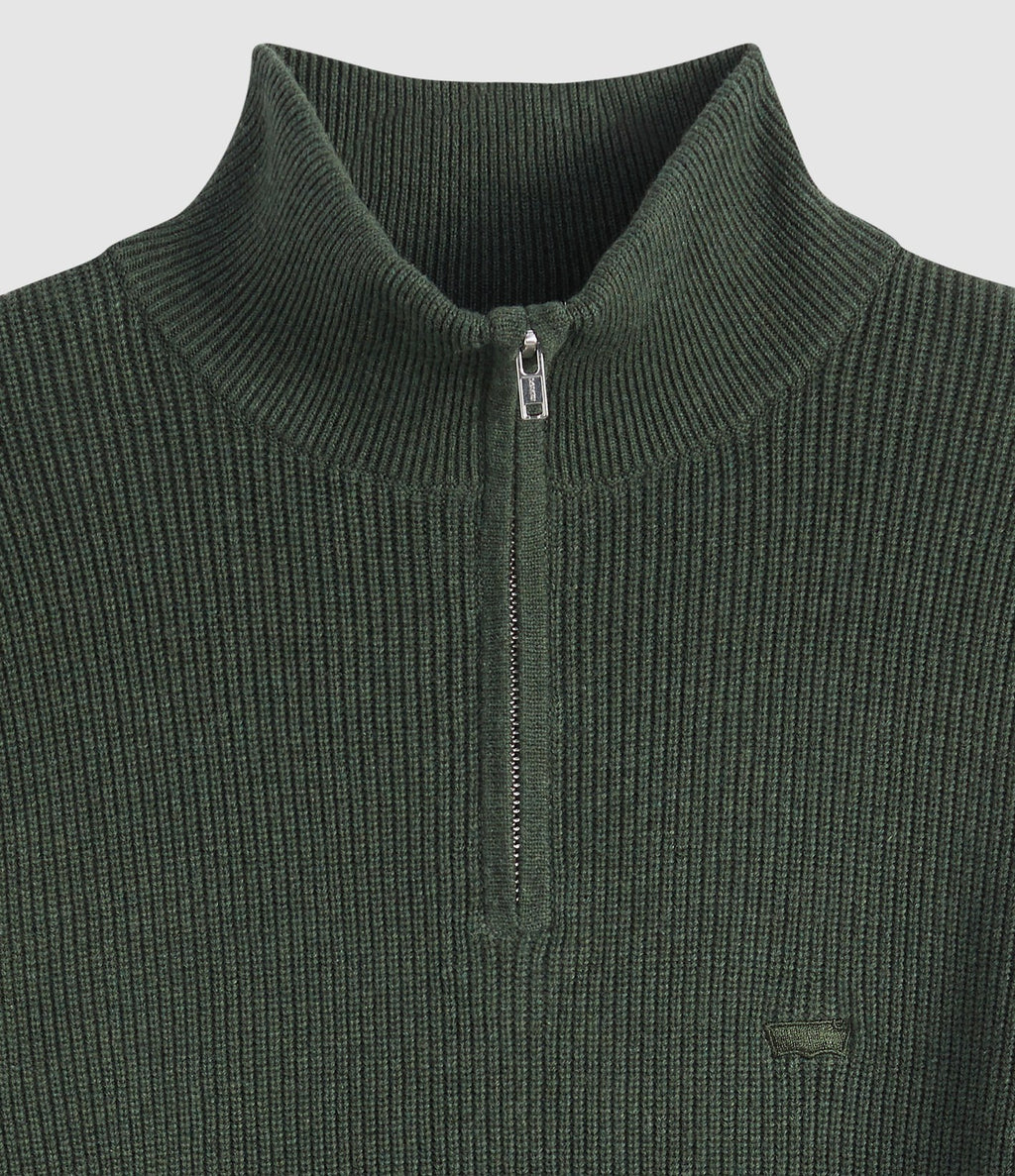 Levi's Lightweight HM Quarter Zip Green