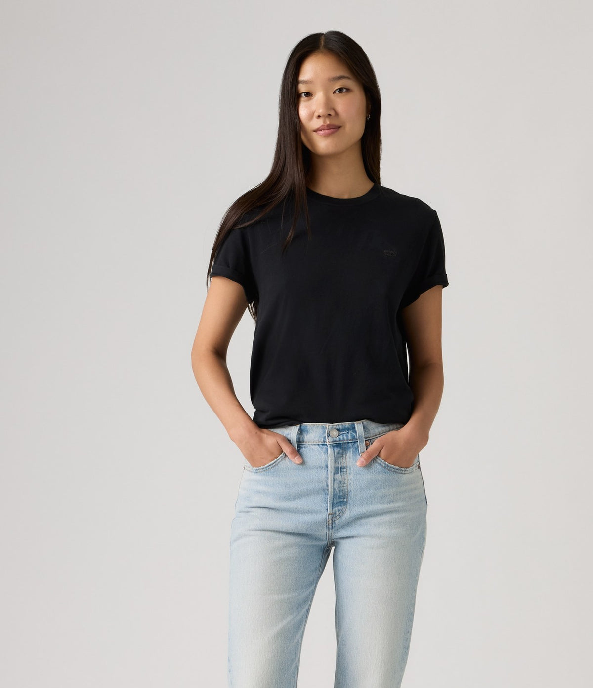 Levi's Perfect Tee Negro - vista 1