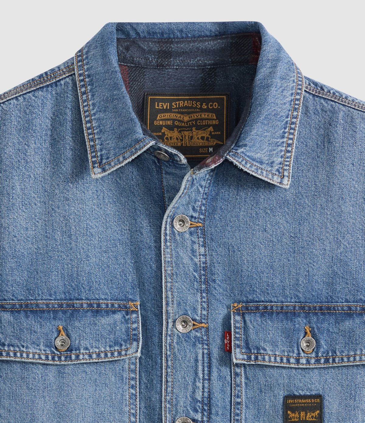 Levi's Mission Overshirt Blue
