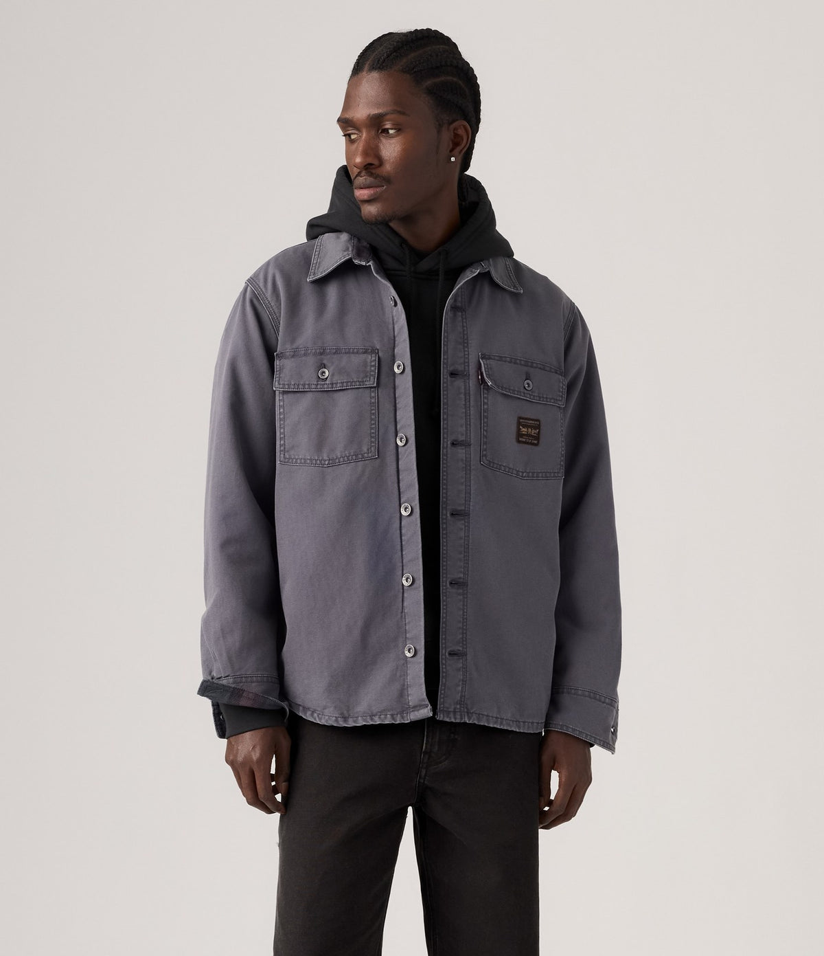 Levi's Mission Overshirt Grey
