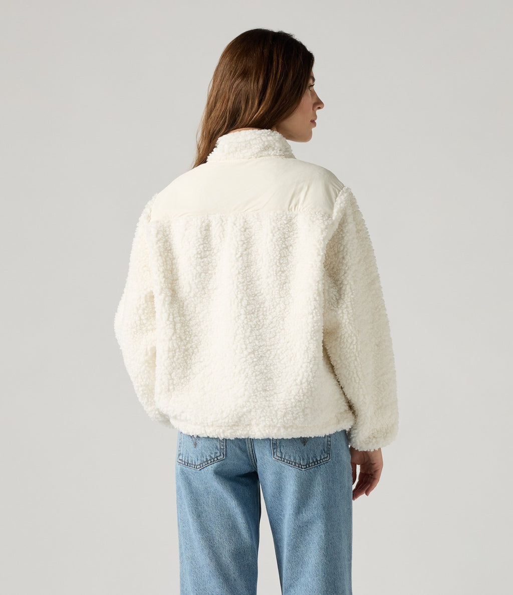 Levi's Iris Pullover Sherpa Fleece Crudo - vista 3