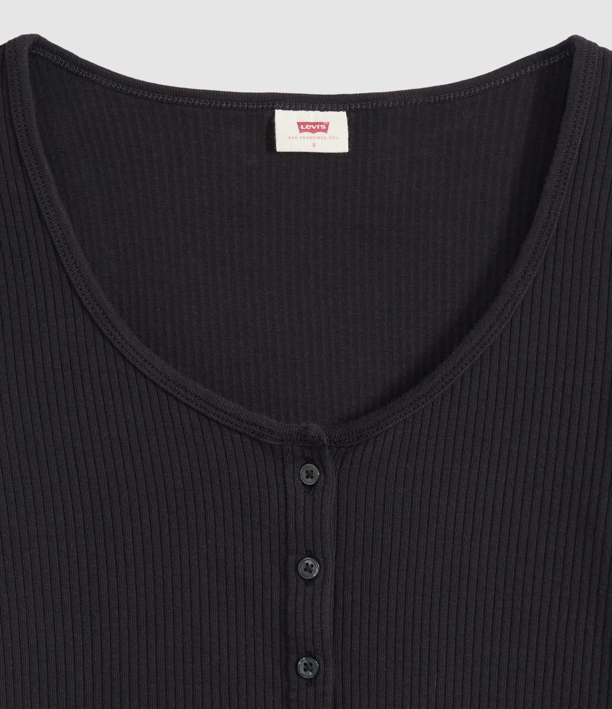 Levi's Austen Button Through LS Negro - vista 6