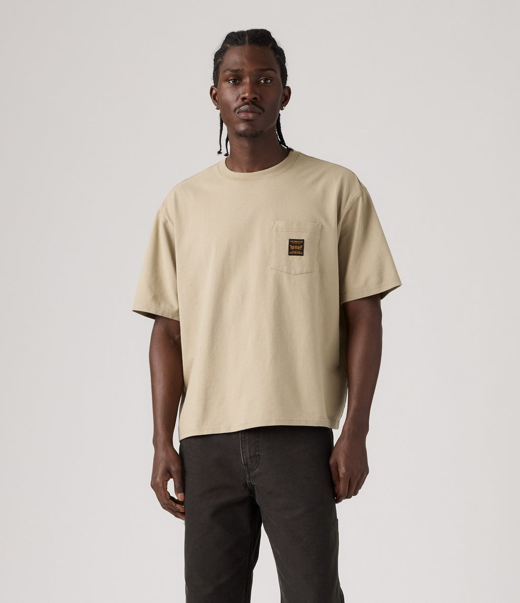 Levi's SS Workwear Pocket Tee Beige