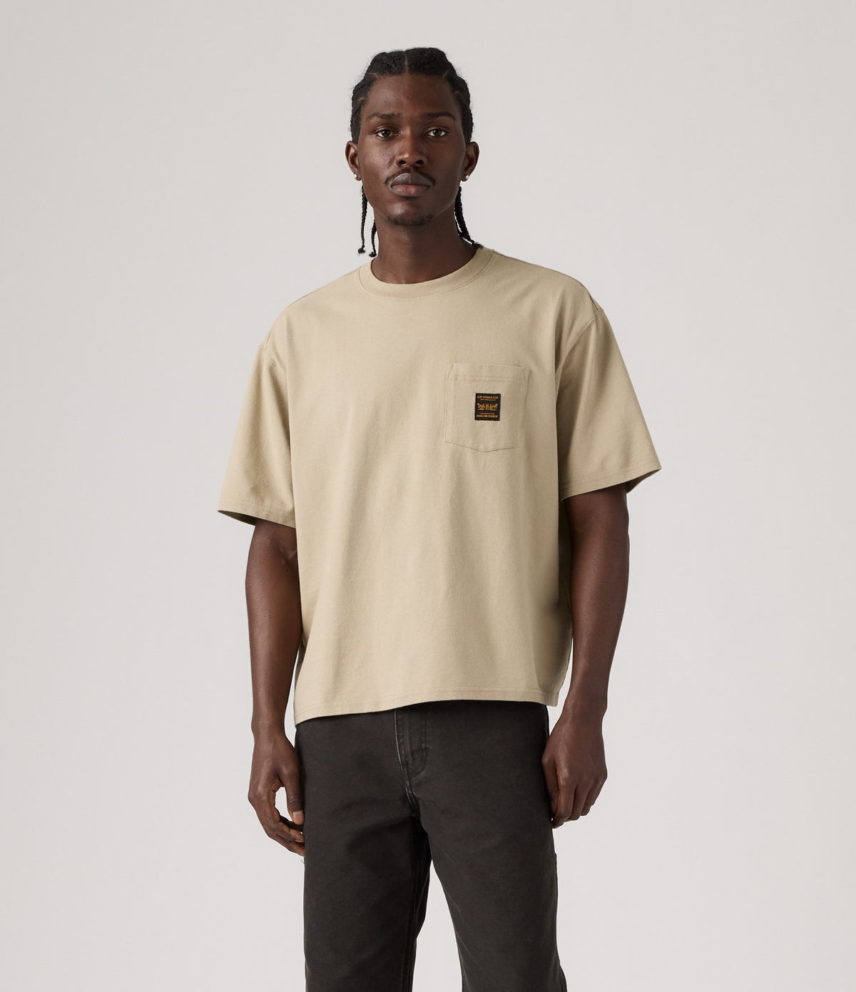 Levi's SS Workwear Pocket Tee Beige