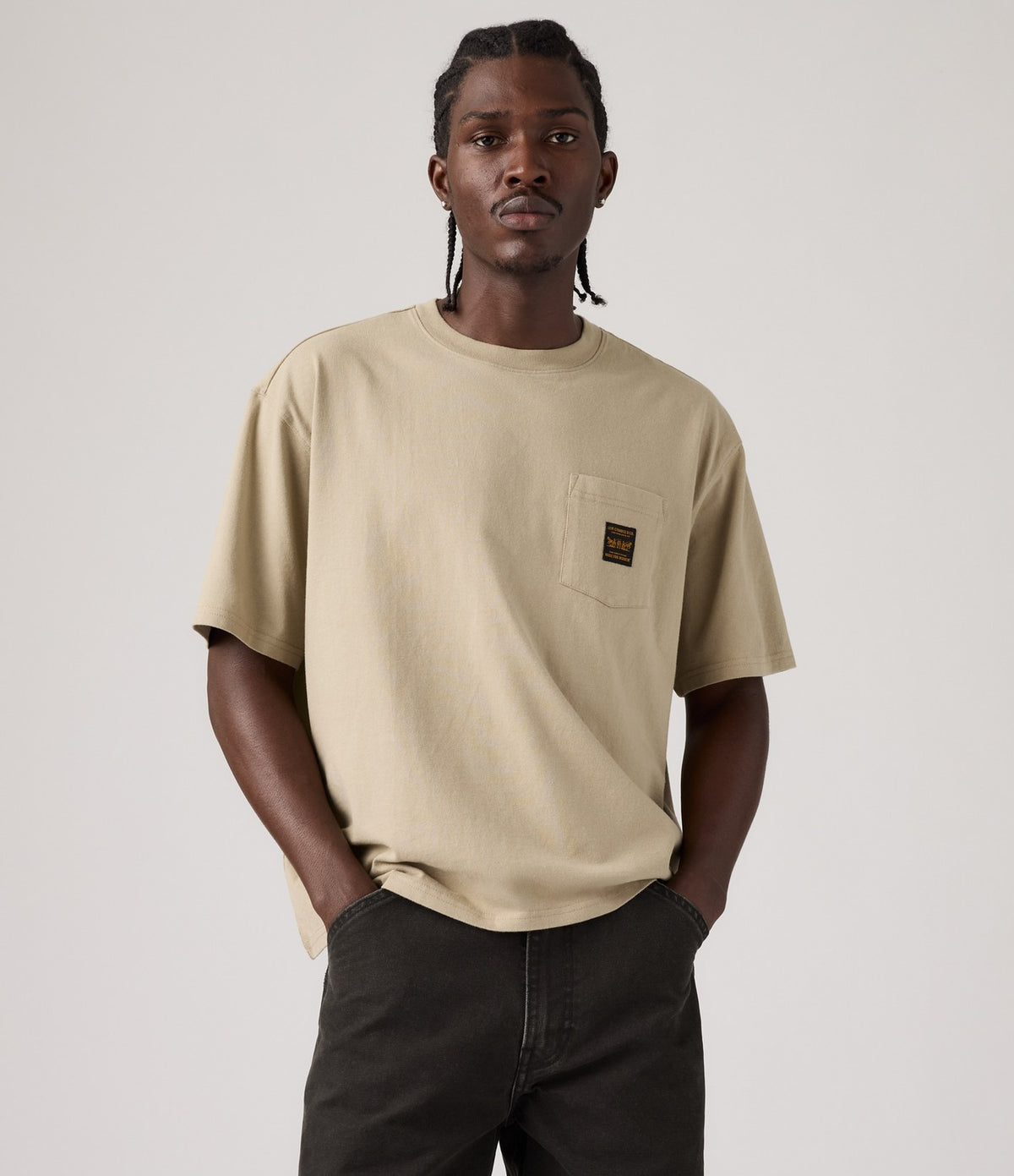 Levi's SS Workwear Pocket Tee Beige
