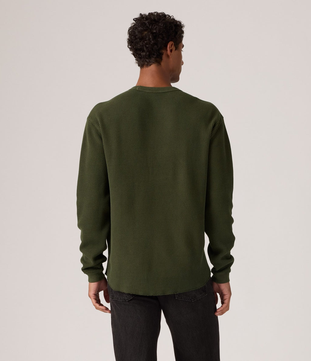 Levi's RT LS Relaxed Thermal Tee Vert Olive