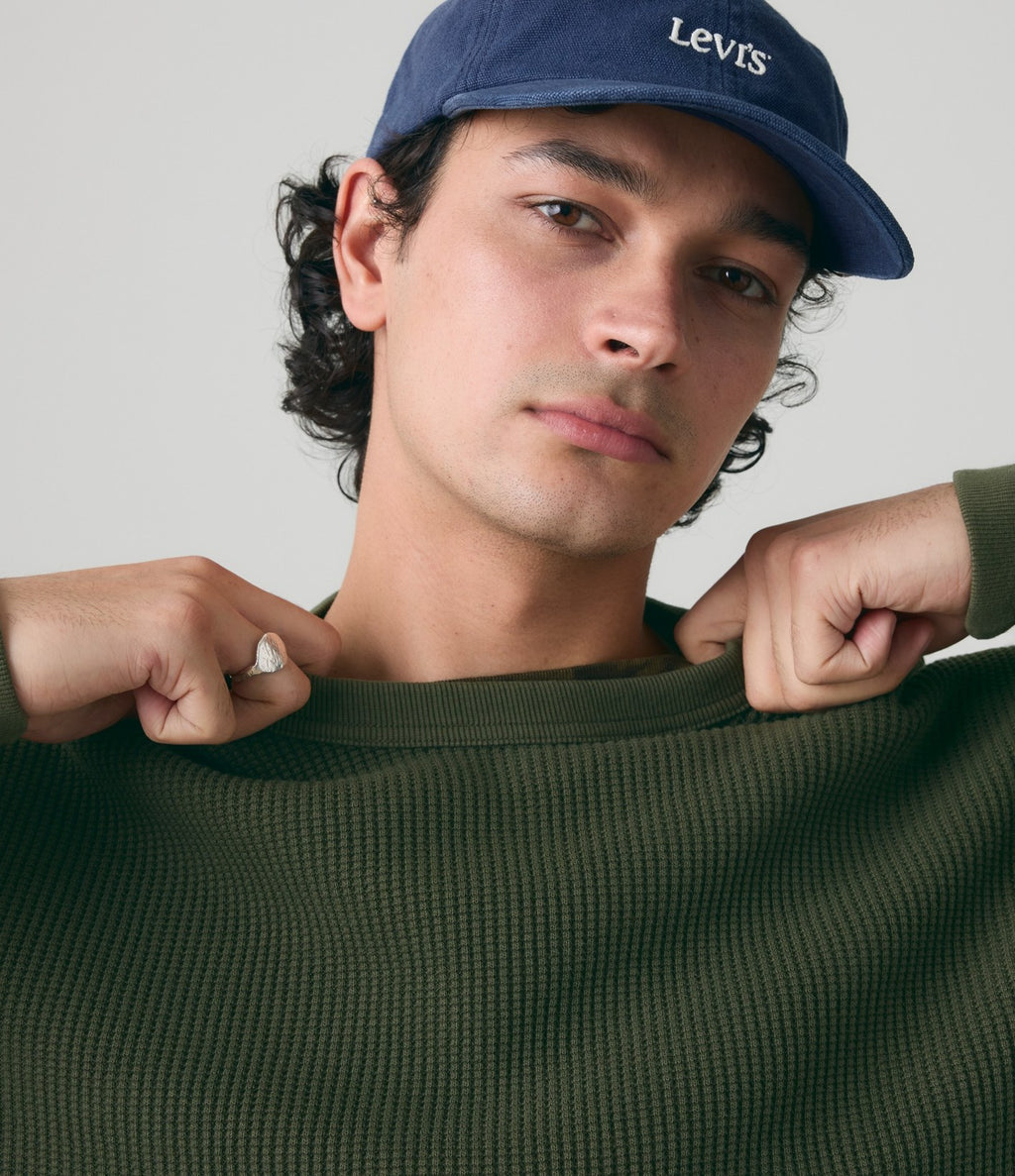 Levi's RT LS Relaxed Thermal Tee Vert Olive