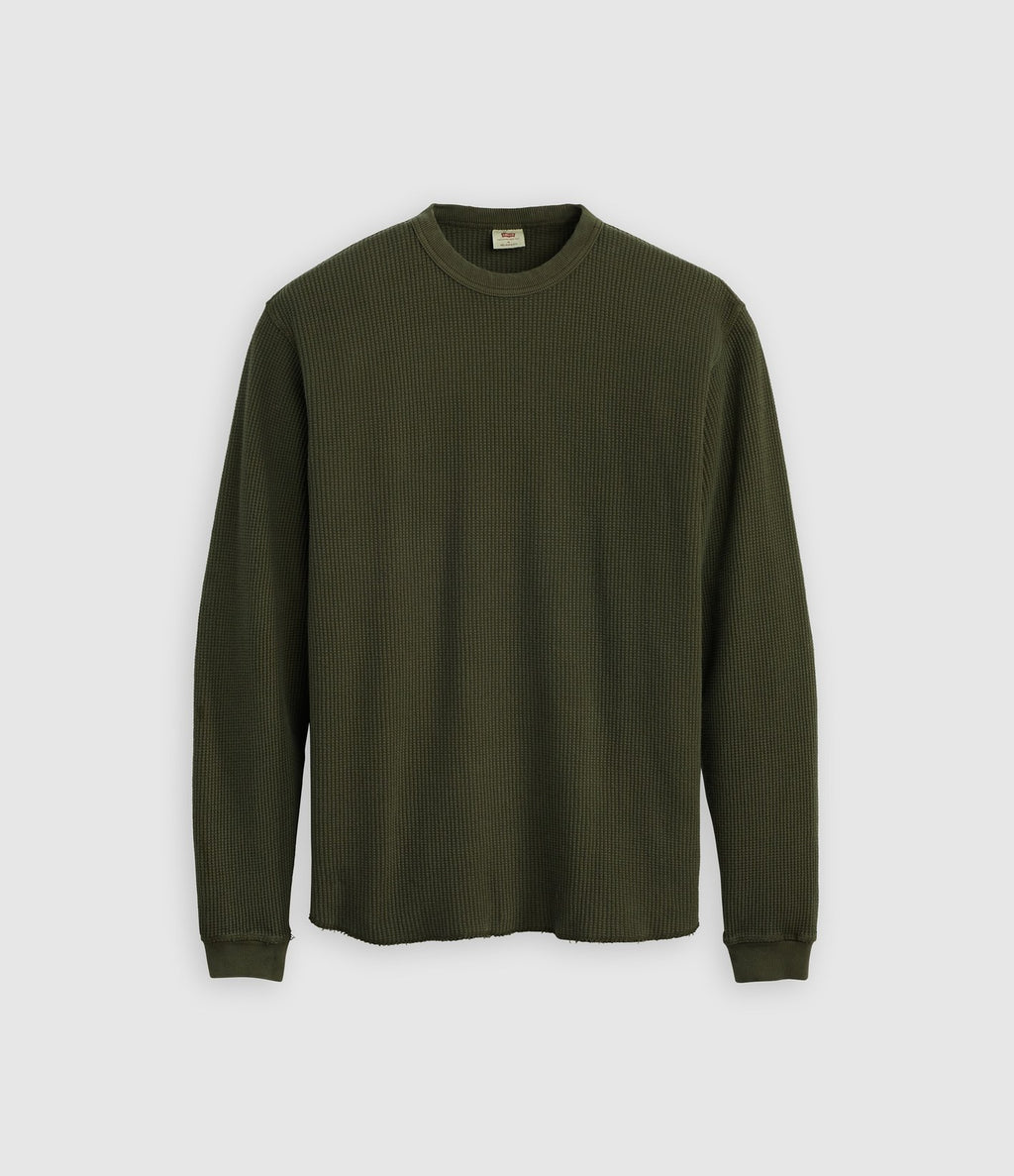 Levi's RT LS Relaxed Thermal Tee Vert Olive