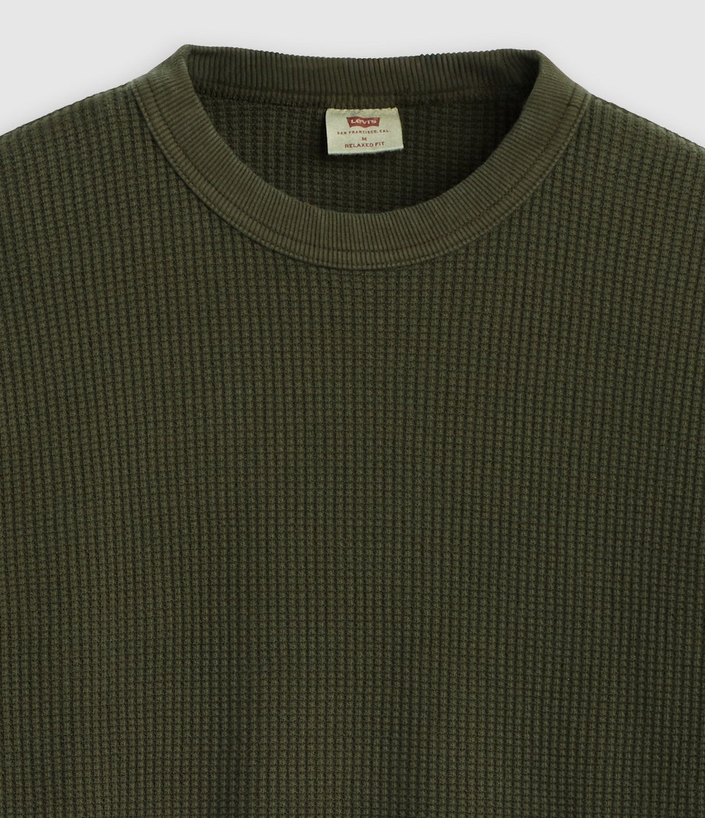 Levi's RT LS Relaxed Thermal Tee Vert Olive