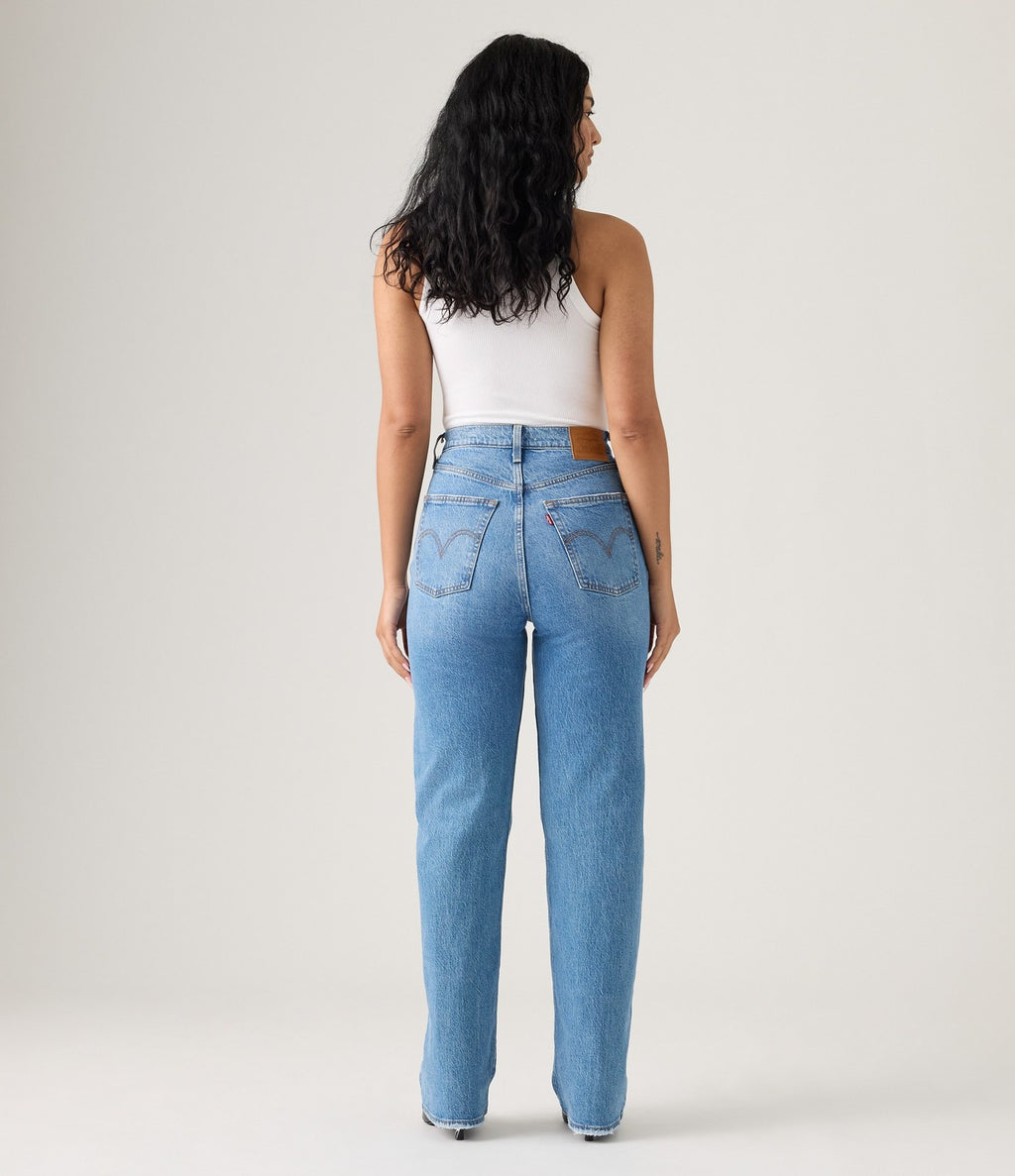 Levi's Ribcage Full Length Azul Medio - vista 3