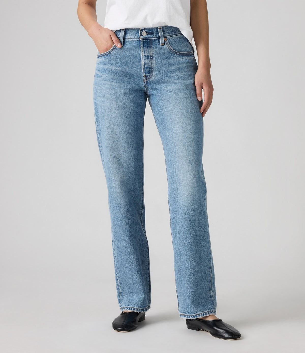 Levi's 501 90s Azul Claro - vista 4
