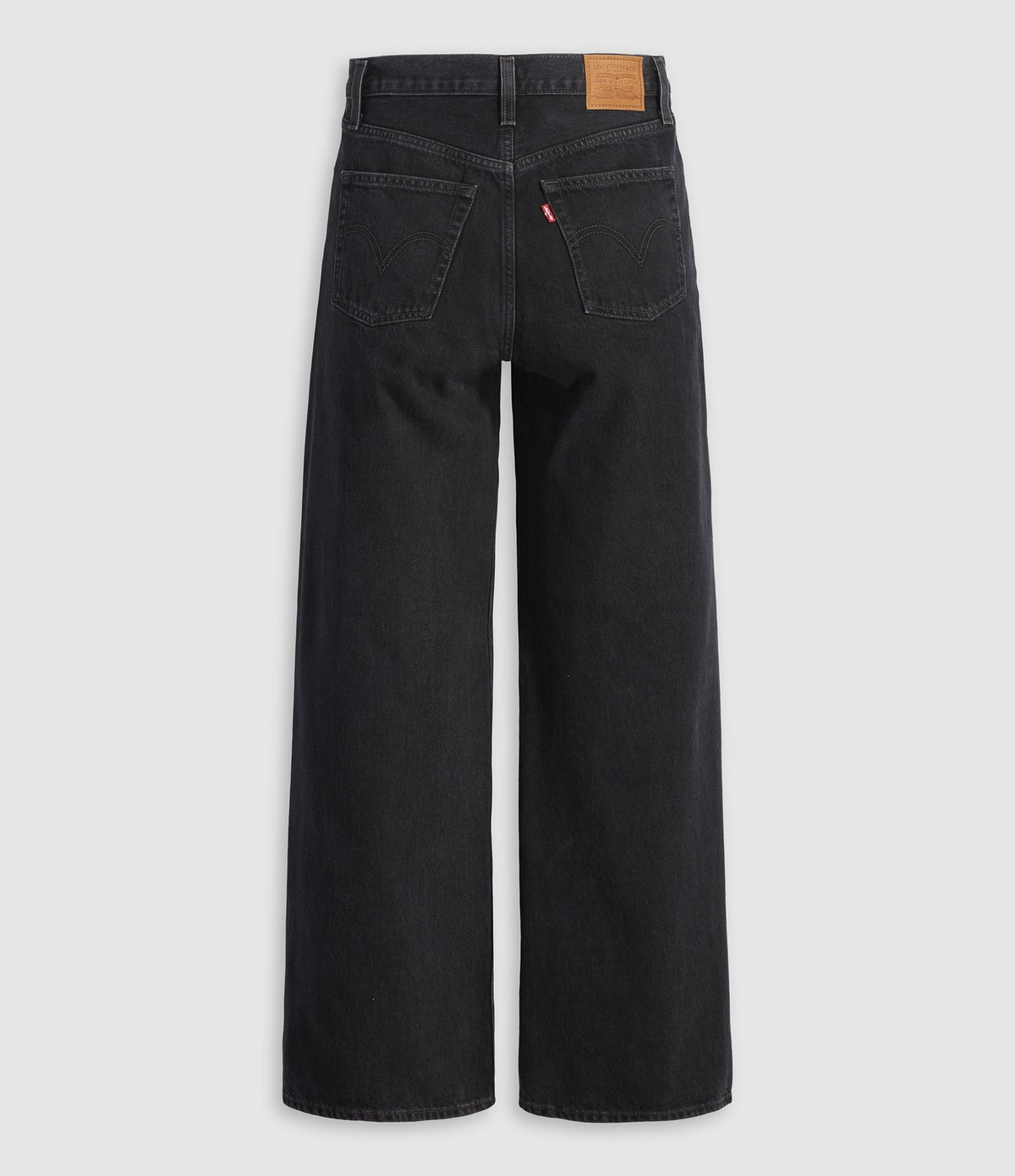 Levi's Ribcage Wide Leg Negro Lavado - vista 2