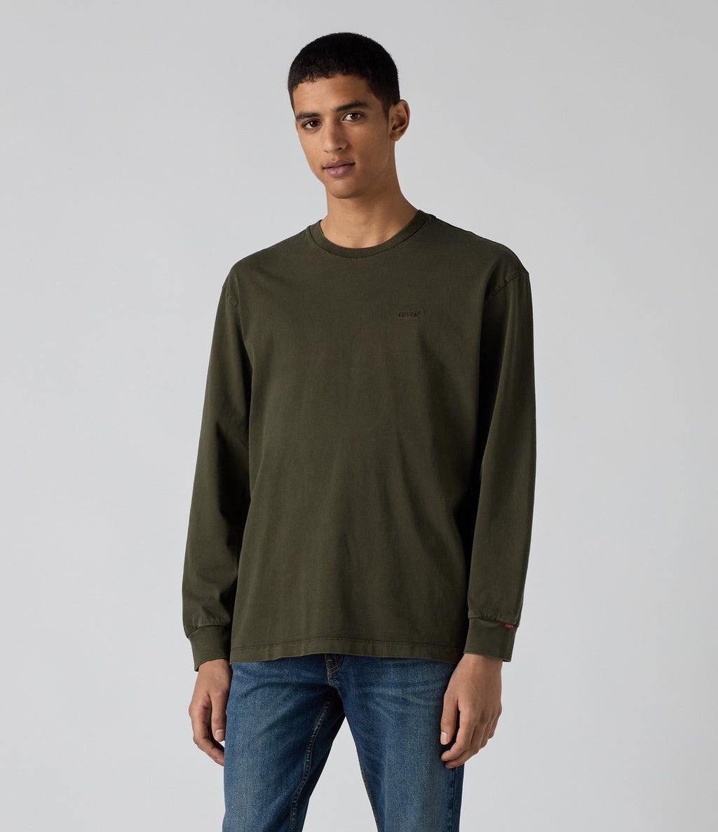 Levi's LS Authentic Tee Vert Olive
