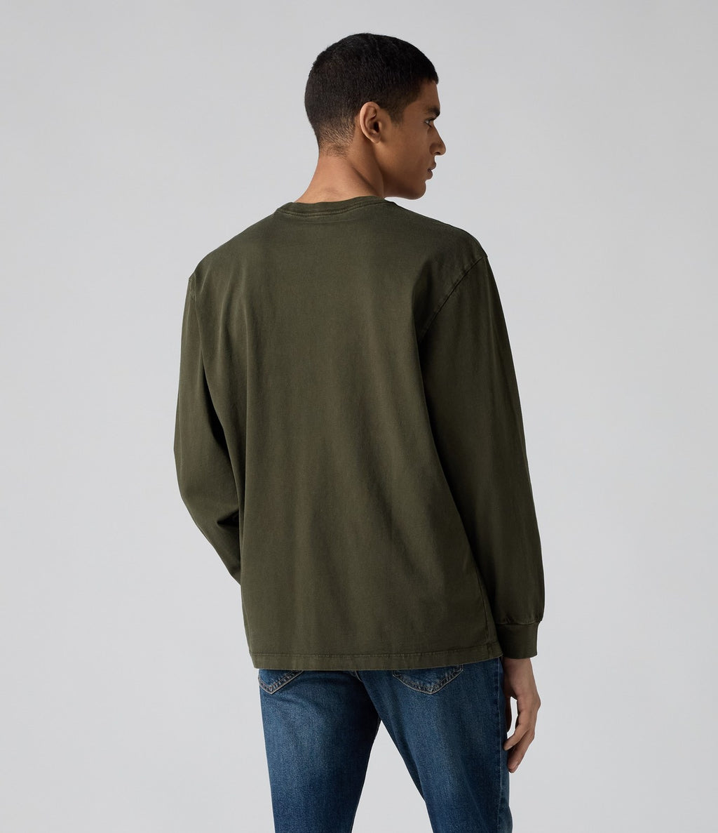 Levi's LS Authentic Tee Vert Olive