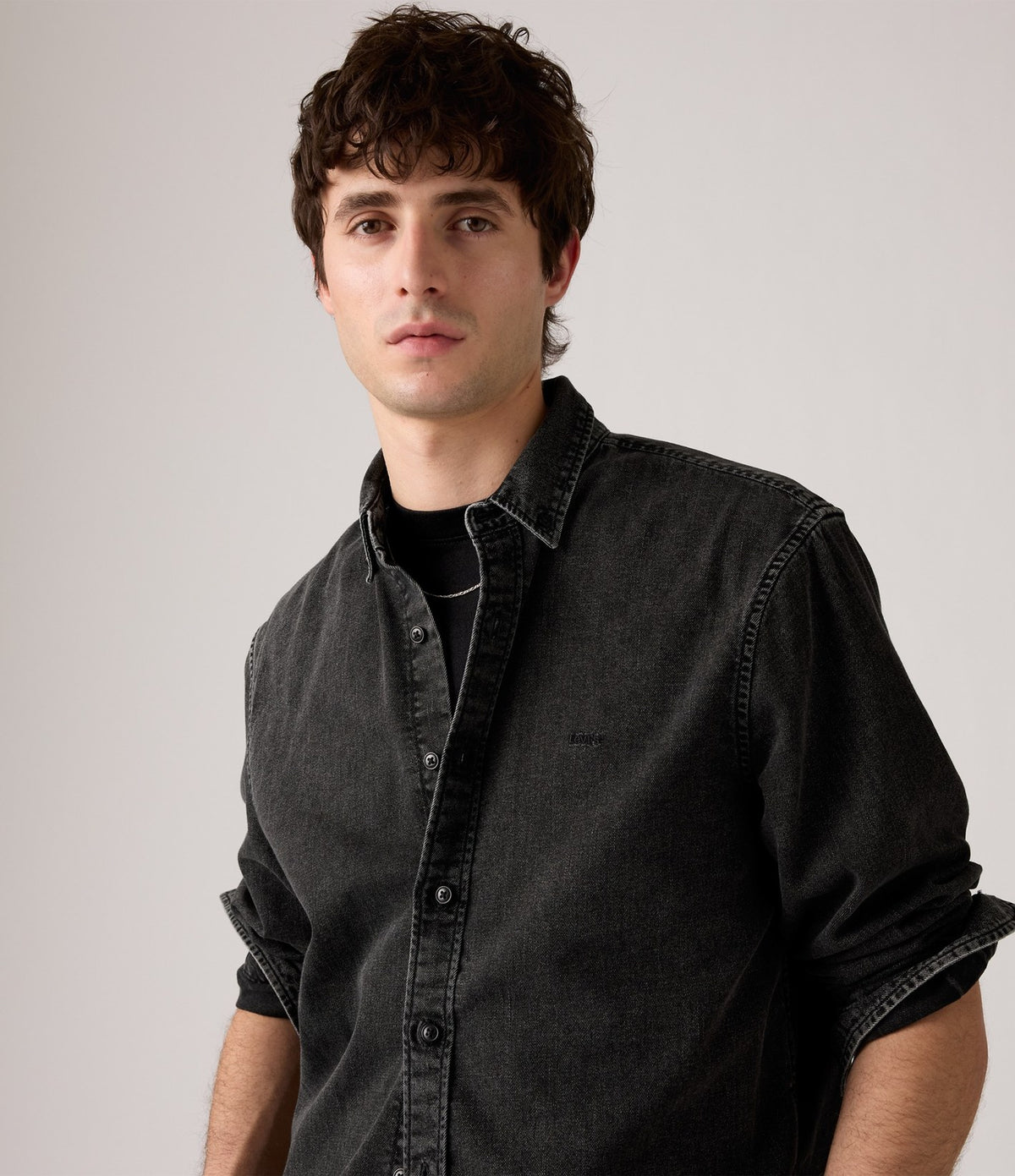 Levi's Authentic Button Down Washed Black
